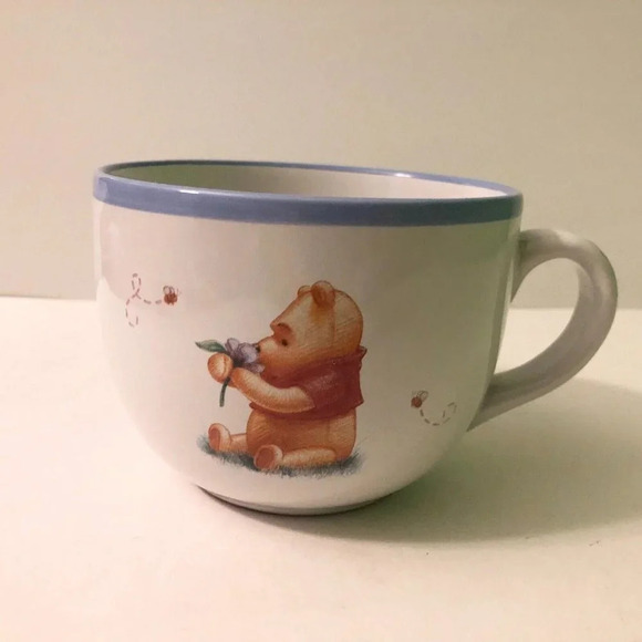 Vintage Winnie The Pooh Large Soup  Mug Simply Pooh Disney Coffee Cup - Picture 3 of 13